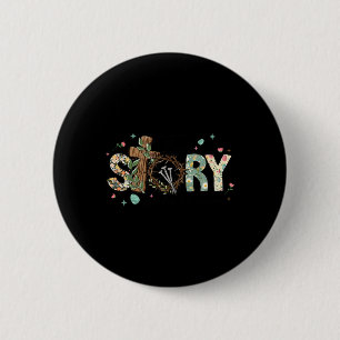 He Is Risen Cross Jesus Easter Day Christians True 2 Inch Round Button