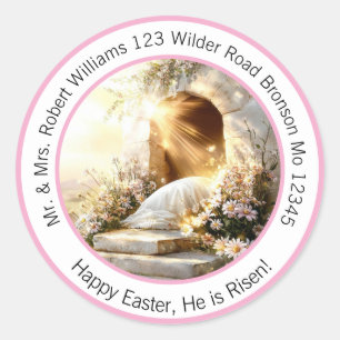 He is Risen - Customizable Easter Seal