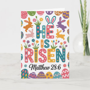 He Is Risen Easter Bulk Church Greeting Cards