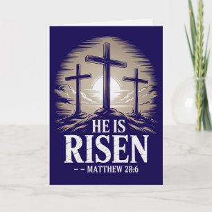 He Is Risen Easter Bulk Church Greeting Cards