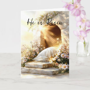 He is Risen Easter Card