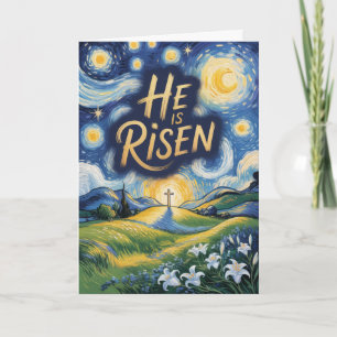 He Is Risen Easter Church Card