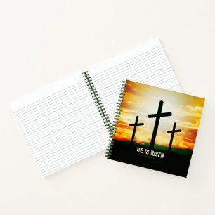 HE IS RISEN - EASTER ILLUSTRATION NOTEBOOK