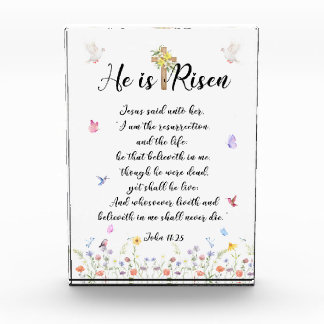 He is Risen-Easter Photo Block