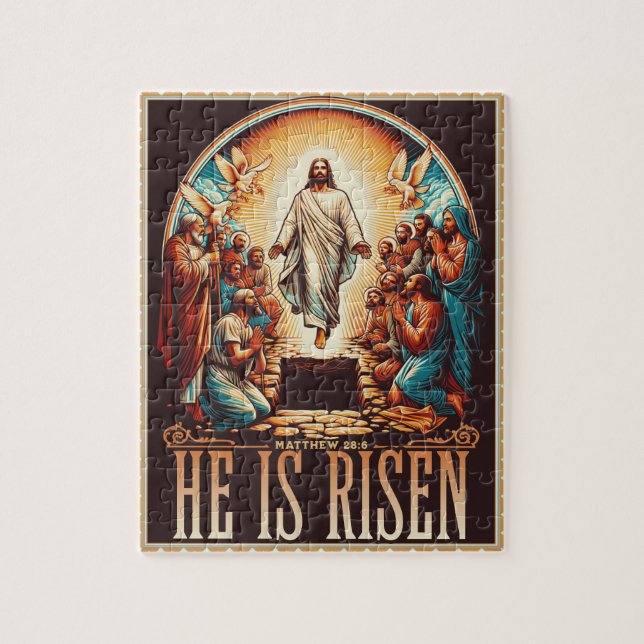 HE is risen Easter Puzzle (Vertical)