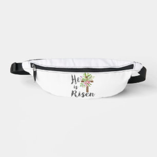 He is Risen Floral Cross Vintage Happy Easter T-Sh Fanny Pack