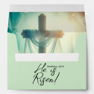 He Is Risen Inspirational Easter Envelope Seal