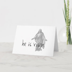 he is risen jesus christ easter lds mormon holiday card