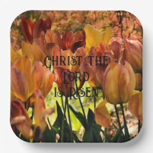 He is Risen paper plates