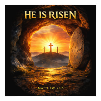 He is Risen Photo Print