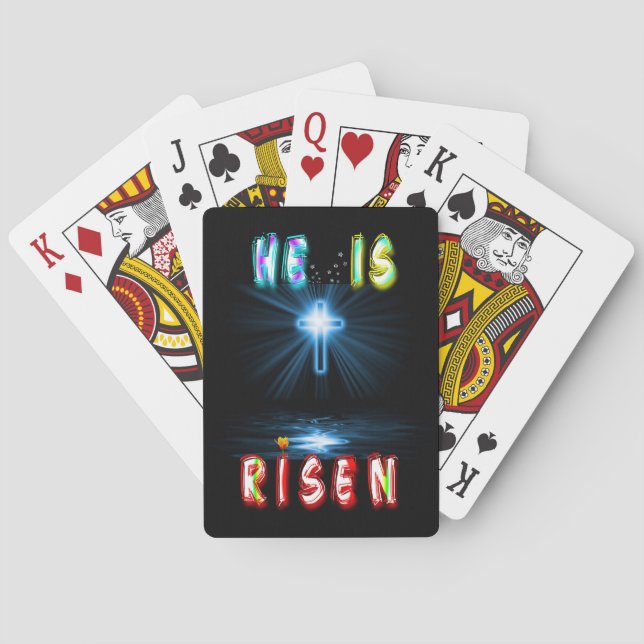 He Is Risen Playing Cards (Back)