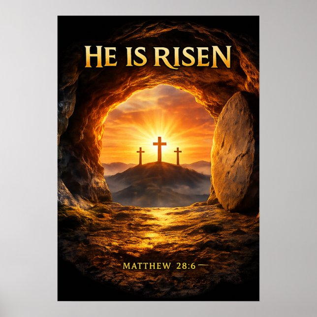 He is Risen Poster (Front)