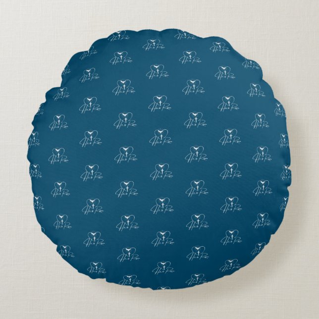 He Is Risen Round Pillow (Front)