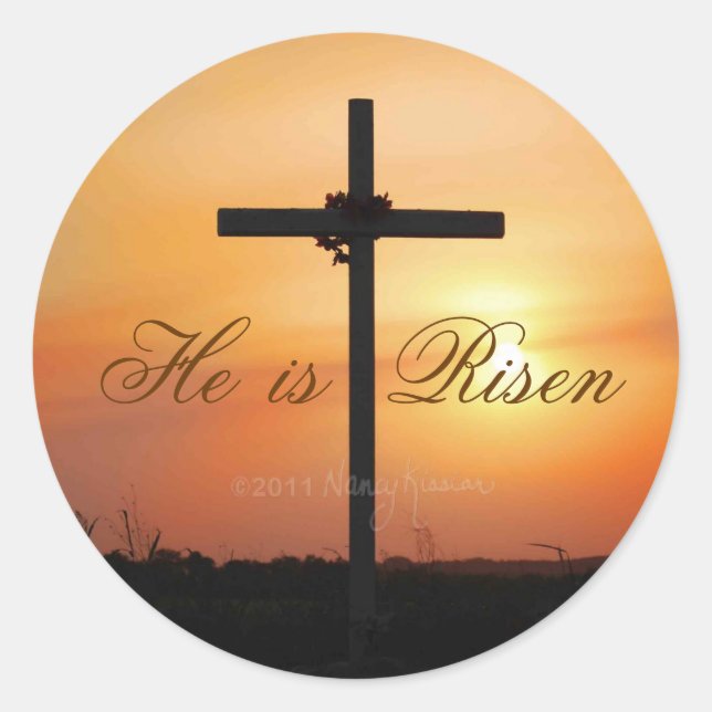 He is Risen stickers (Front)
