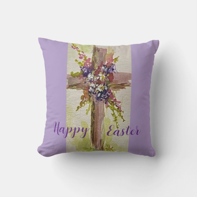 He is Risen  Throw Pillow (Front)