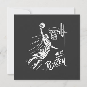 He Is Rizzen Funny Easter Card
