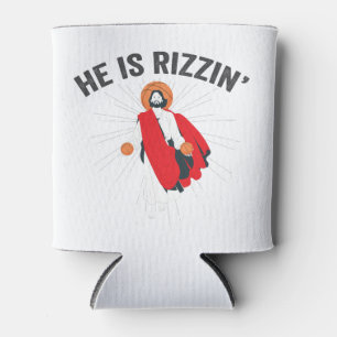 He is Rizzin Funny GenZ Basketball Easter Sunday   Can Cooler