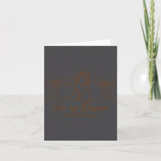 He Is Rizzin Jesus For Kids Girls Boys Women Youth Card