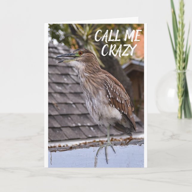 HE IS SERIOUS *DON'T FORGET ME WHEN YOU'RE GONE* C CARD (Front)