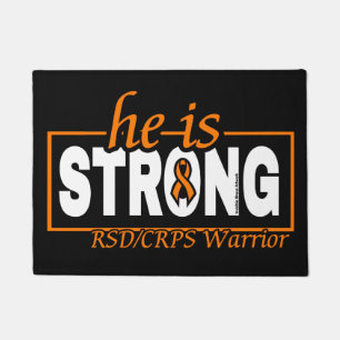 HE IS STRONG...RSD/CRPS DOORMAT