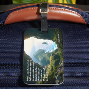 He is the Great God, God & Creation Verse Luggage Tag