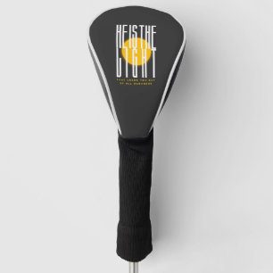 He Is The Light Christian Black  Golf Head Cover
