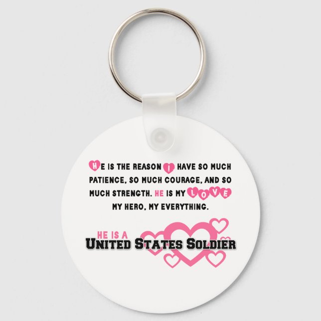 He Is The Reason Keychain (Front)