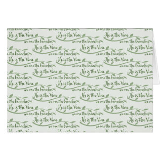 He is the Vine,we are branches Parakaleo note card