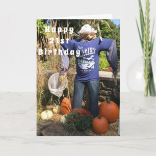 HE ISN'T SCARY-YOUR AGE IS ***21st BIRTHDAY*** Card