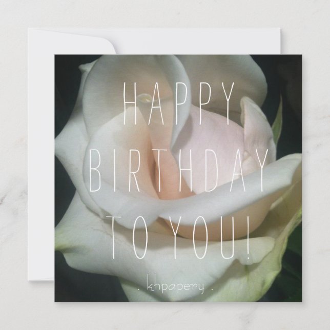 Hé, jolie fille ! Carte d'anniversaire (Devant)