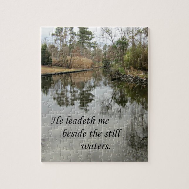 He leadeth me beside still waters jigsaw puzzle (Vertical)
