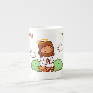 He lives for us bone china mug