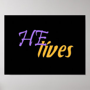 HE Lives Small Poster