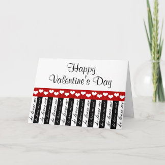 He Loves Me He Loves Me Not Valentine's Day Card