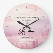 "He Made Everything Beautiful" Watercolor Sunset