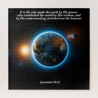 He Made the Earth: God & Creation Verse Jigsaw Puzzle