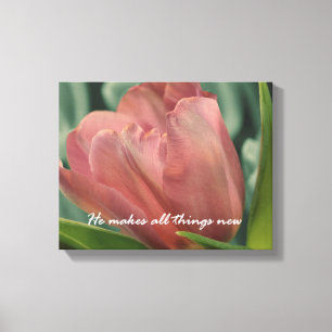 He makes all things beautiful in His Time Verse Canvas Print