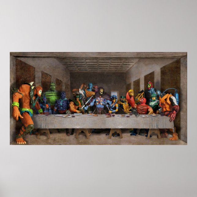 He-Man Villains Epic Last Supper Poster (Front)