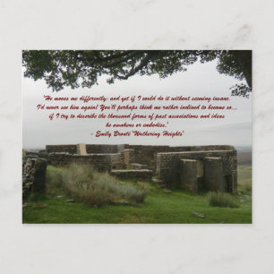 He Moves Me Differently - Wuthering Heights Postcard