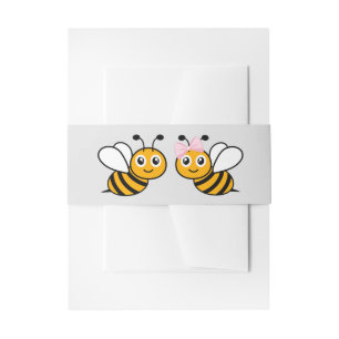 He or She what will it bee?  Invitation Belly Band