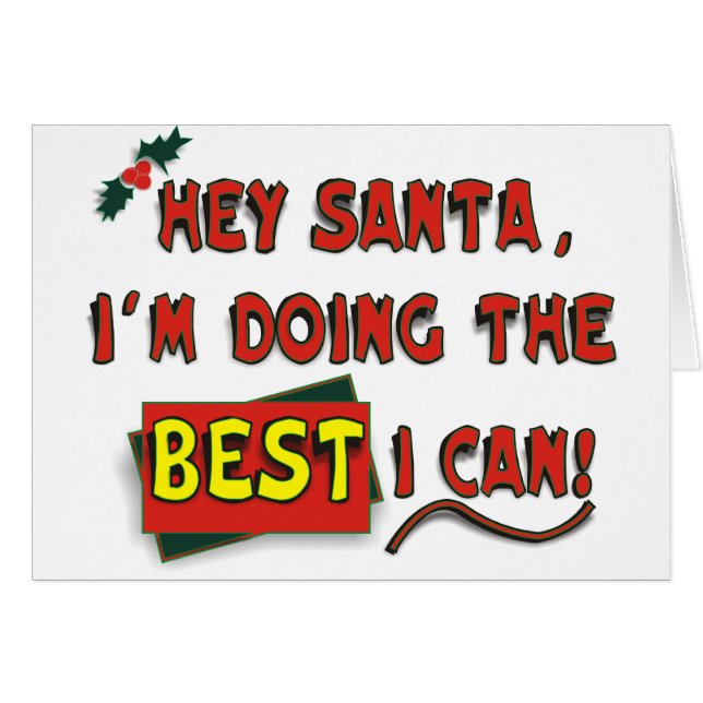 Hé Père Noël ! (Devant horizontal)