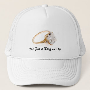 He Put a Ring on It/Save the Date Trucker Hat