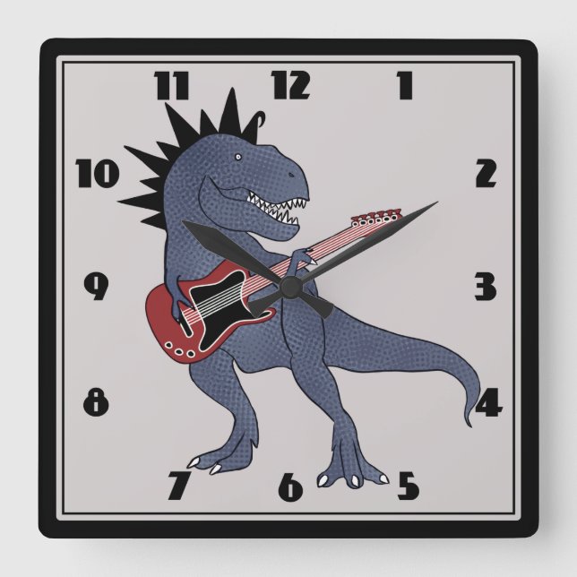 He-Rex Guitar Wall Clock (Front)