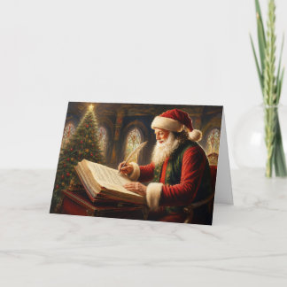 He’s Checking His List… Holiday Card