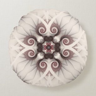 He Said, She Said Round Pillow