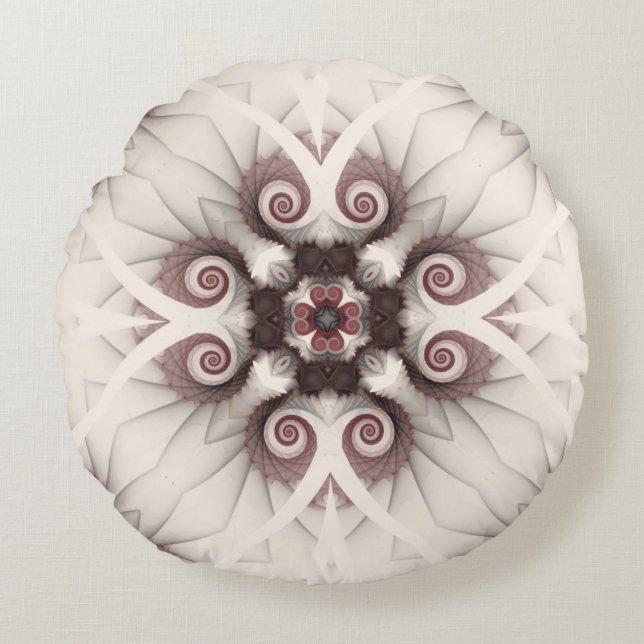 He Said, She Said Round Pillow (Front)