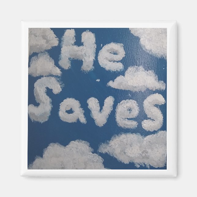 He Saves magnet (Front)