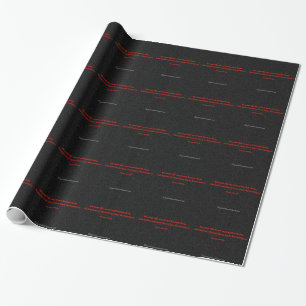 He sent His word Wrapping Paper