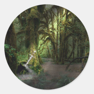 He shall be king classic round sticker