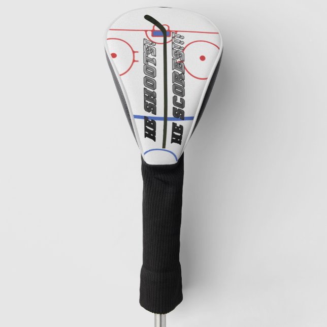 "He Shoots! He Scores!!!" Head Cover (Front)